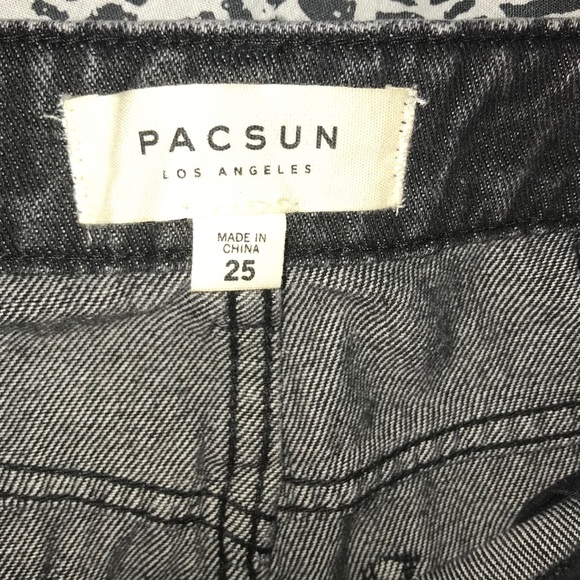 pacsun denim skirt (washed black$ - Picture 4 of 4